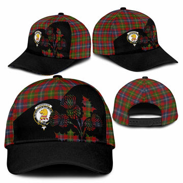 Forrester (Foster) Tartan Family Crest Classic Cap Scotland Thistle Floral Flag Style