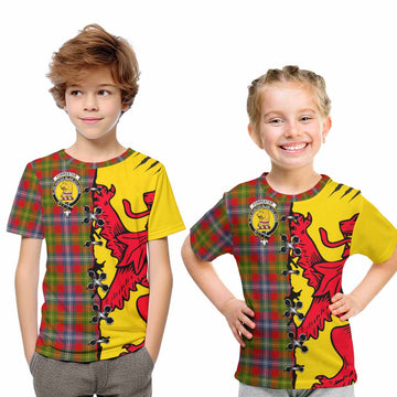 Forrester (Foster) Tartan Family Crest Kid T-shirt Lion Rampant Honor - Tartan Vibes Clothing