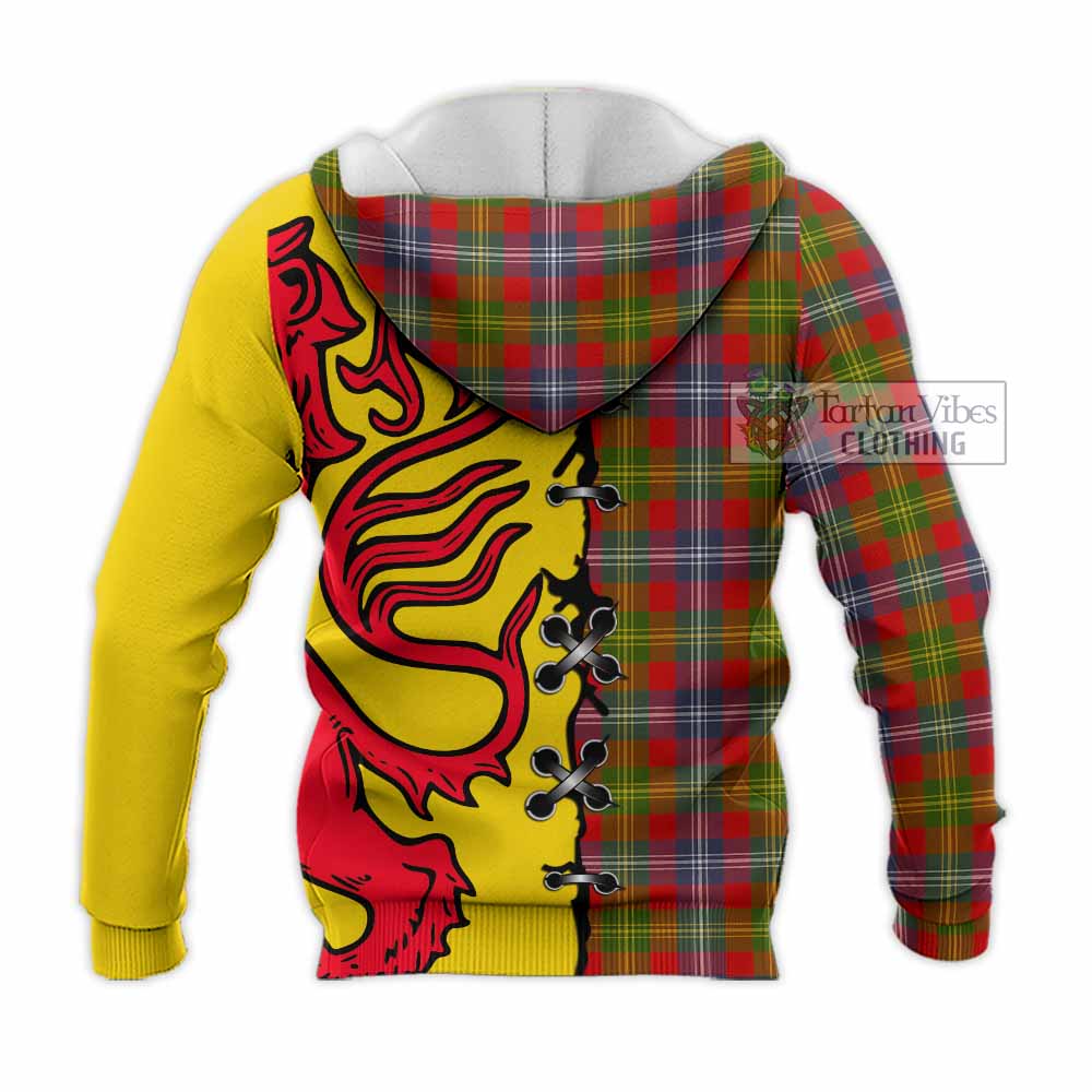 Forrester (Foster) Tartan Family Crest Knitted Hoodie Lion Rampant Honor - Tartan Vibes Clothing