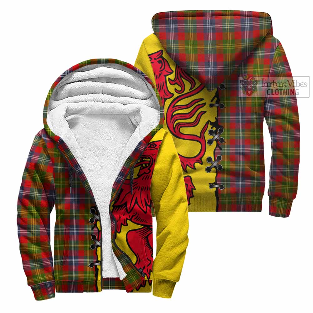 Forrester (Foster) Tartan Family Crest Sherpa Hoodie Lion Rampant Honor - Tartan Vibes Clothing