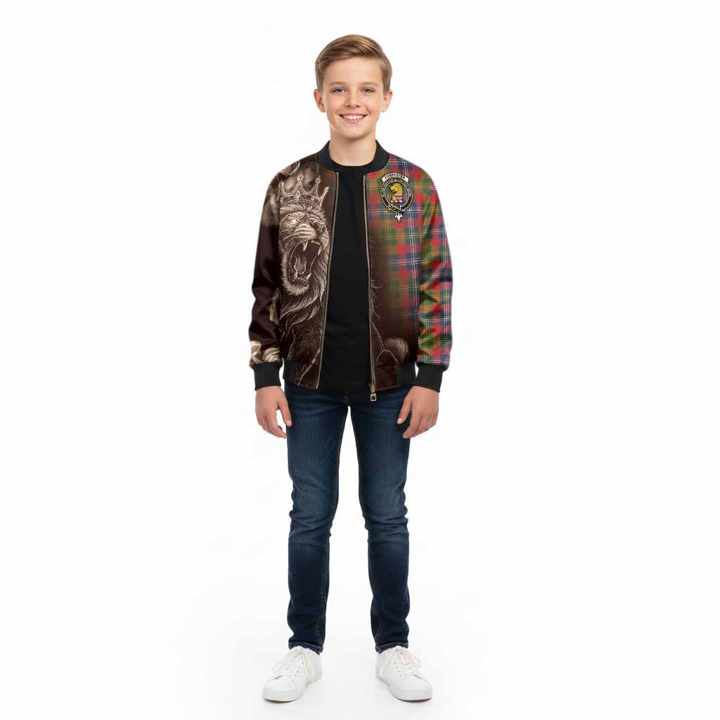 Forrester (Foster) Tartan Kid Bomber Jacket Roaring Lion Heritage