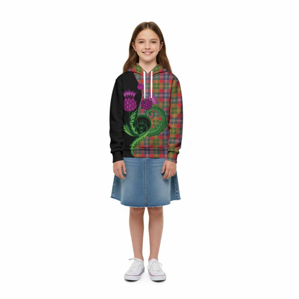 Forrester (Foster) Tartan Kid Hoodie Traditional Scottish Thistle