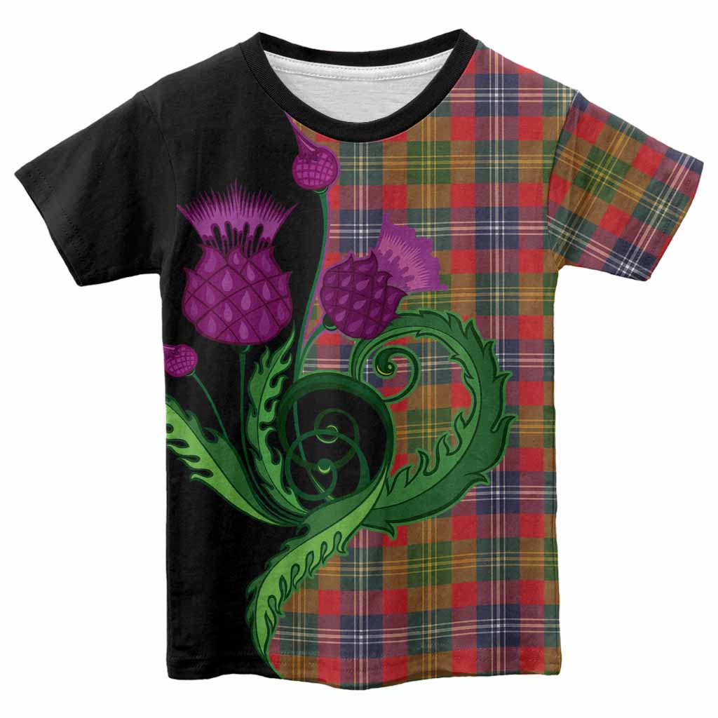 Forrester (Foster) Tartan Kid T-shirt Traditional Scottish Thistle