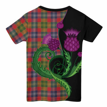 Forrester (Foster) Tartan Kid T-shirt Traditional Scottish Thistle