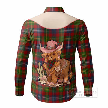 Forrester (Foster) Tartan Long Sleeve Button Shirts Wee Coo Cowgirl Cute Style