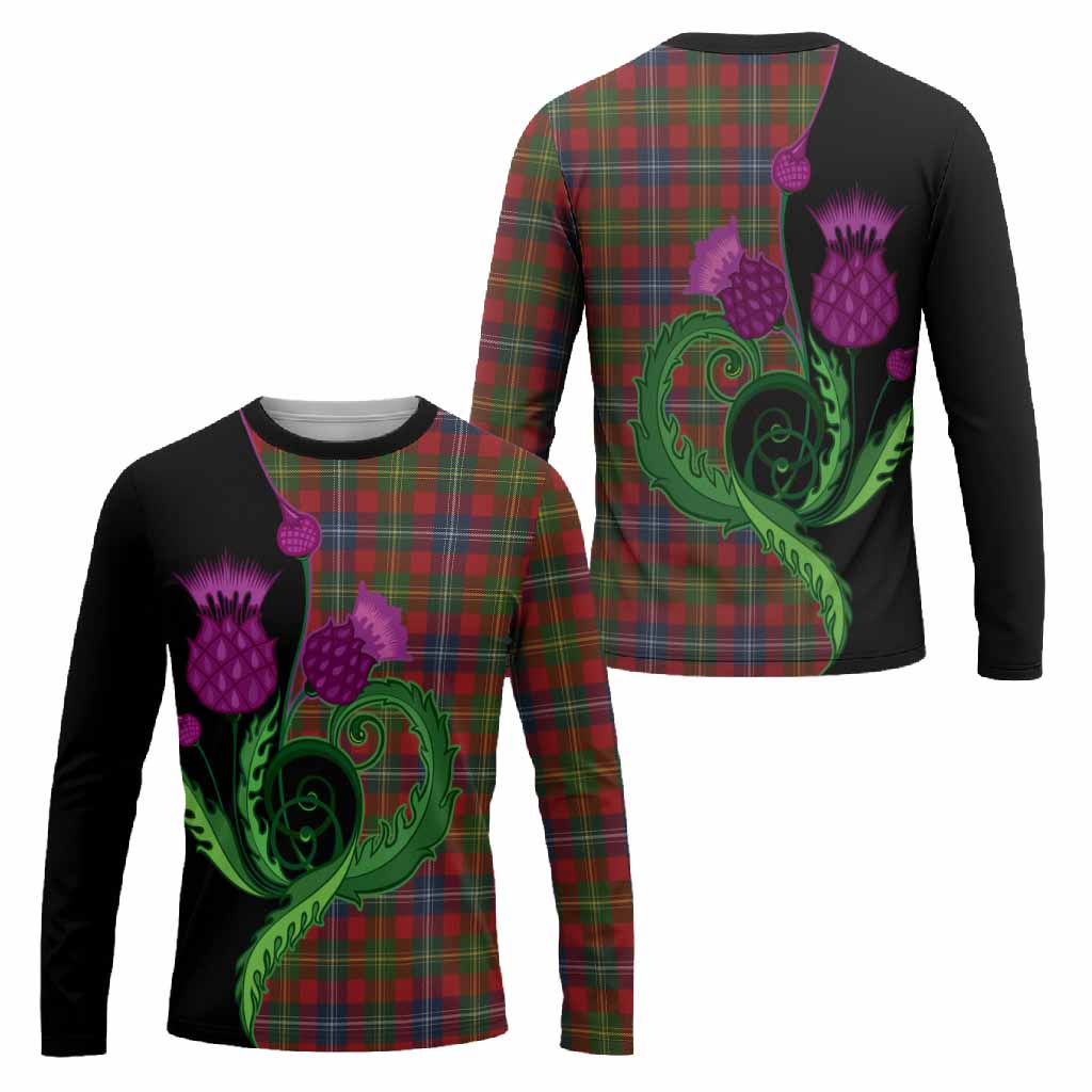 Forrester (Foster) Tartan Long Sleeve T-Shirt Traditional Scottish Thistle