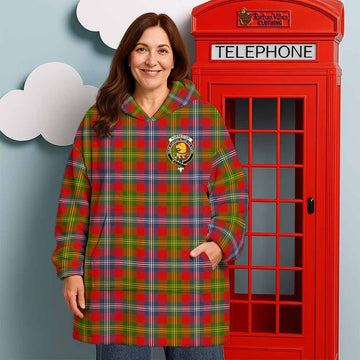 Forrester (Foster) Tartan Wearable Blanket with Family Crest - Tartan Vibes Clothing