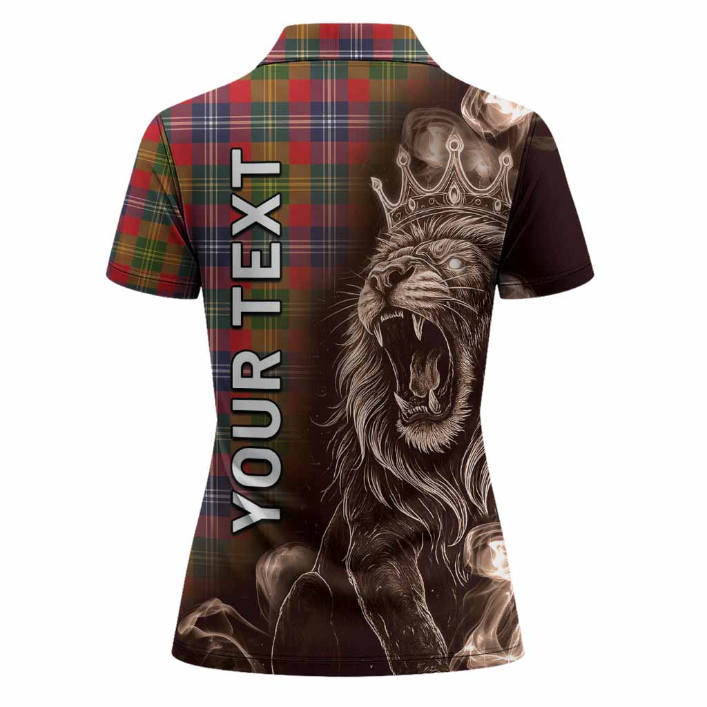 Forrester (Foster) Tartan Women Polo Shirt Roaring Lion Heritage