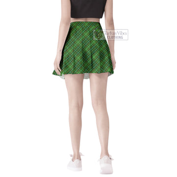 Forrester Hunting Tartan Women's Plated Mini Skirt