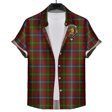 forrester-or-foster-tartan-short-sleeve-button-down-shirt-with-family-crest