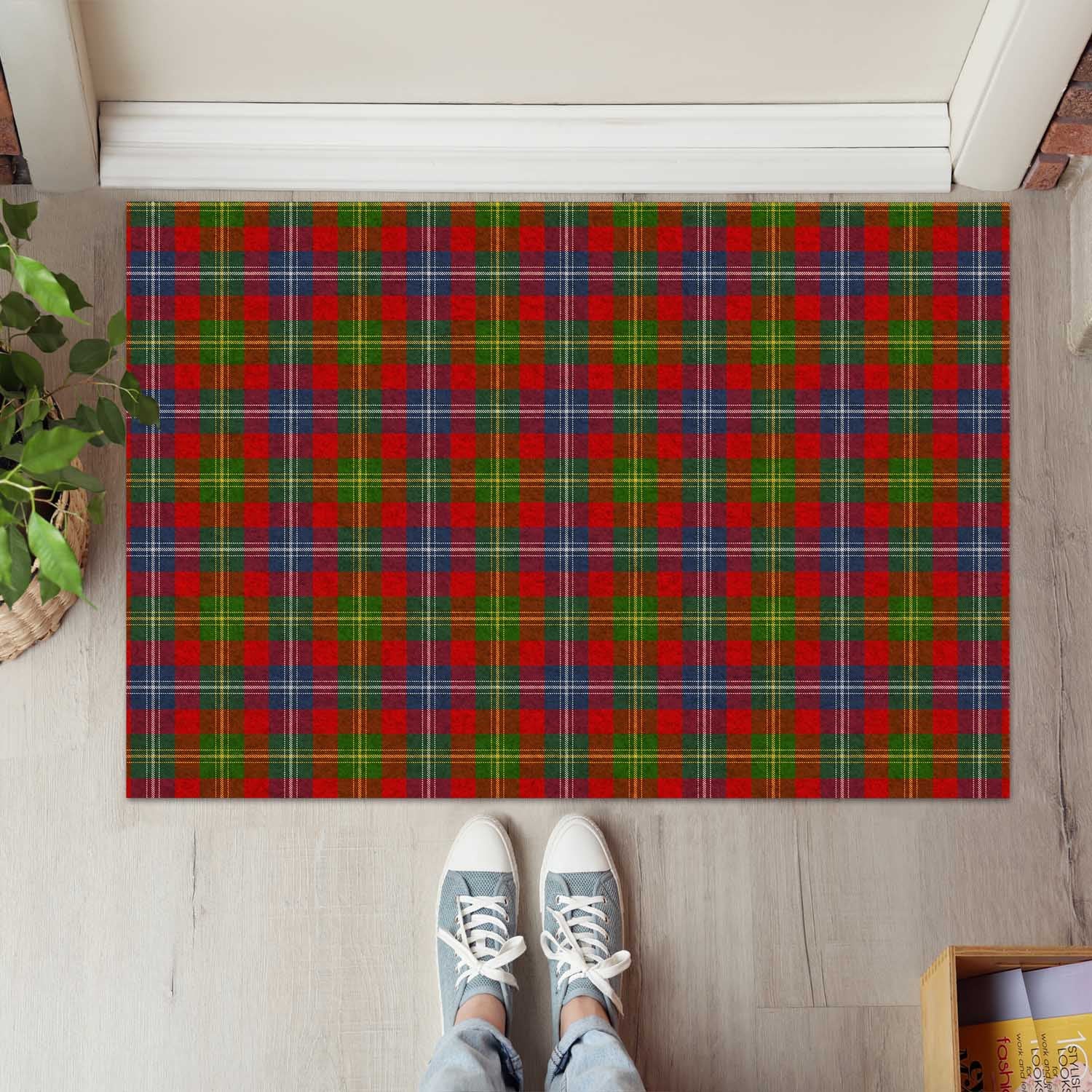 Forrester or Foster Tartan Door Mat - Tartanvibesclothing