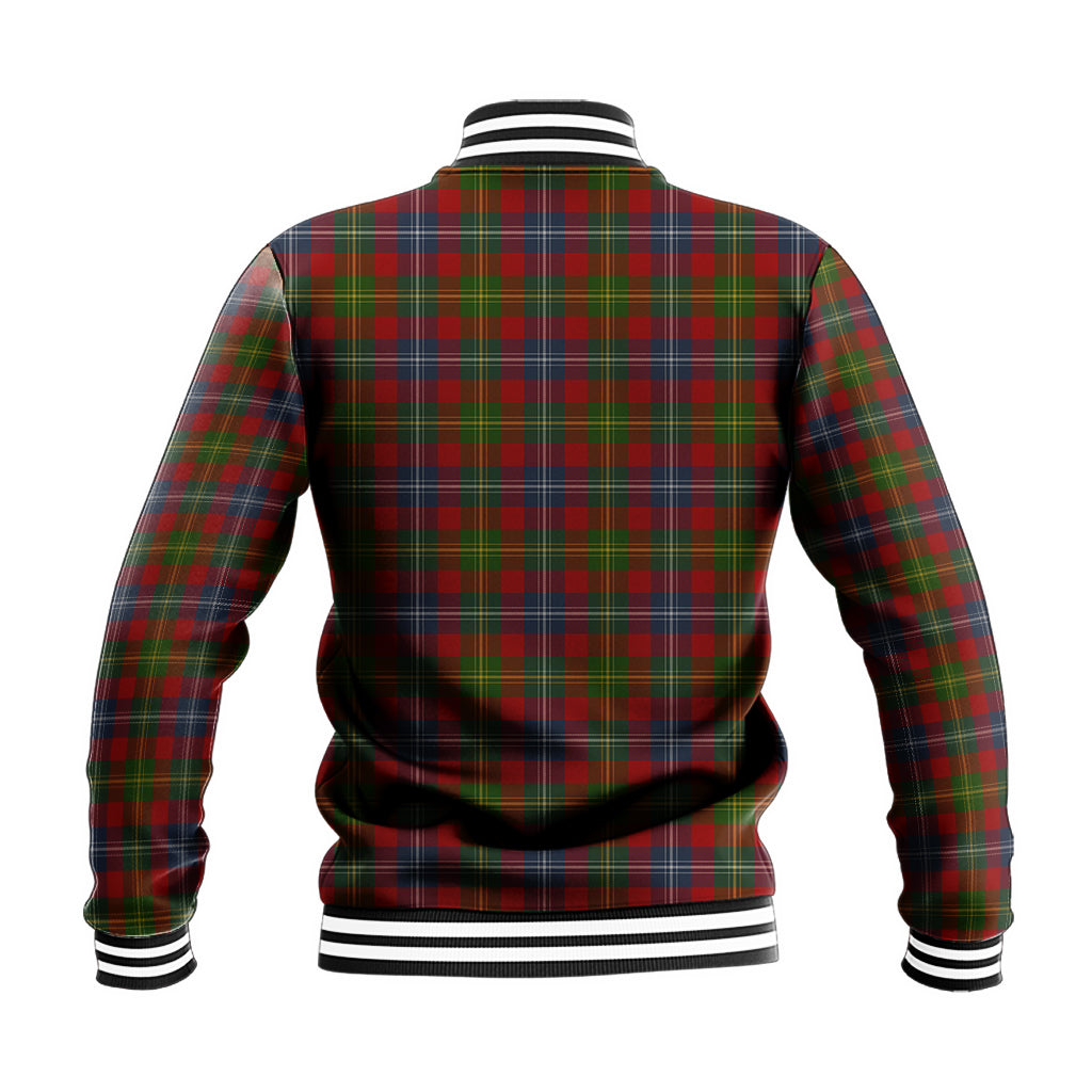 Forrester (Foster) Tartan Baseball Jacket with Family Crest - Tartan Vibes Clothing