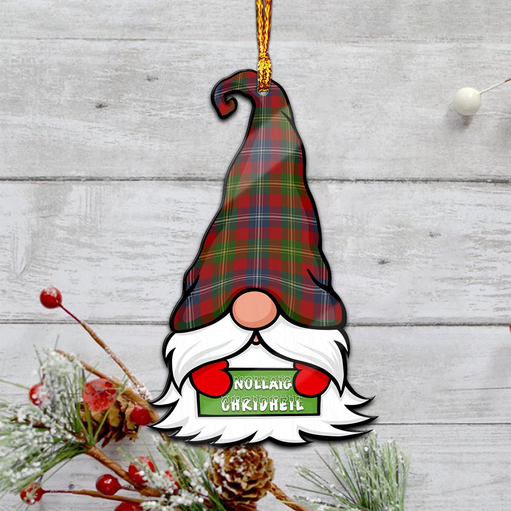 Forrester or Foster Gnome Christmas Ornament with His Tartan Christmas Hat - Tartanvibesclothing