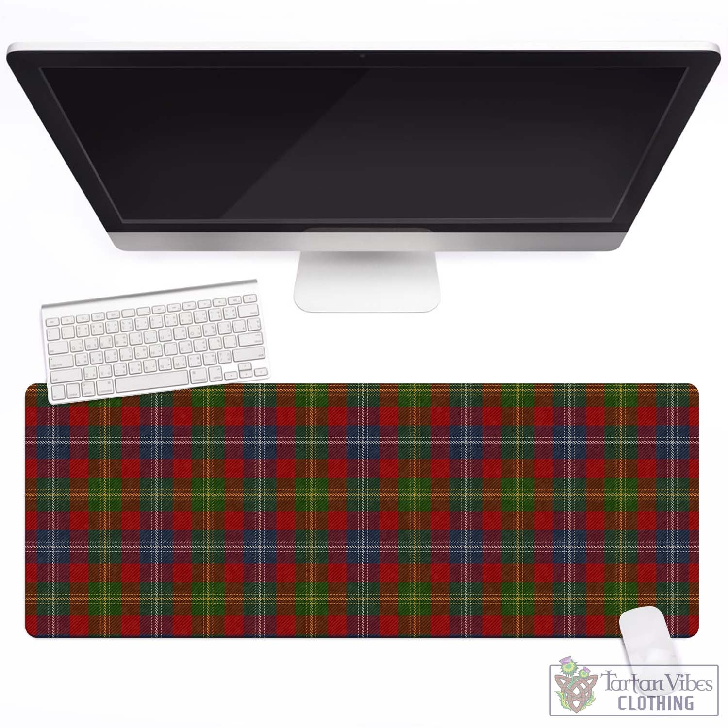 Tartan Vibes Clothing Forrester or Foster Tartan Mouse Pad