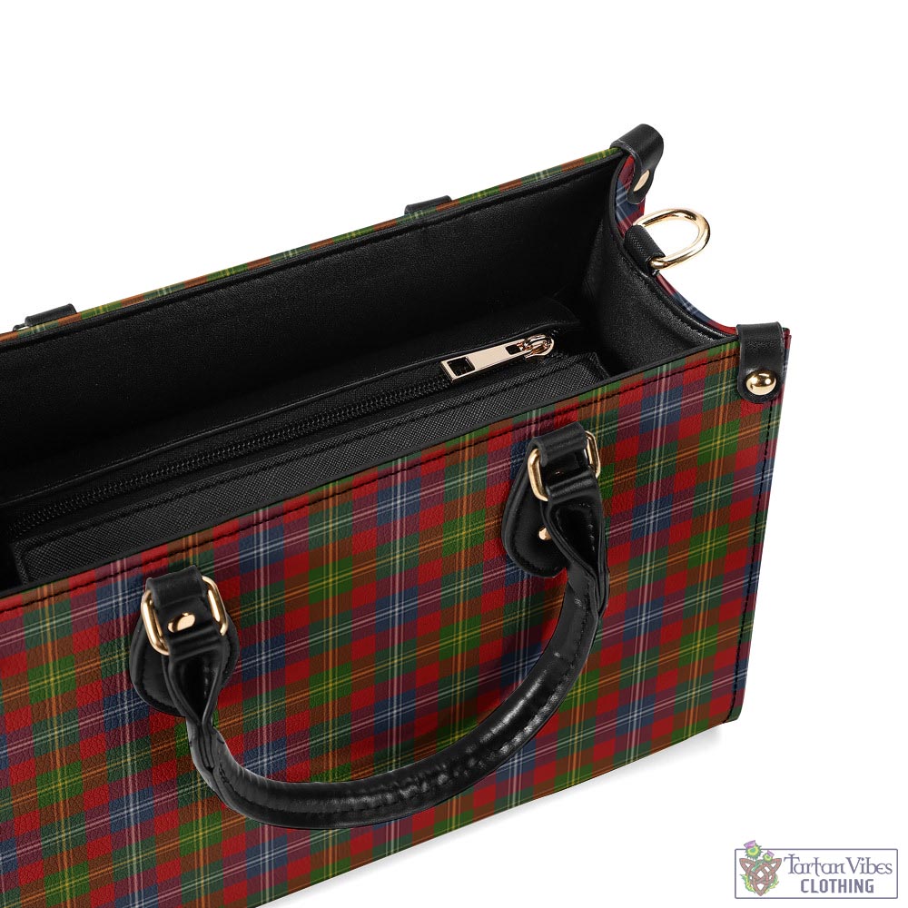 Tartan Vibes Clothing Forrester or Foster Tartan Luxury Leather Handbags