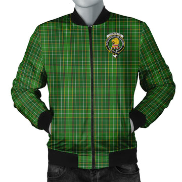 Forrester Hunting Tartan Bomber Jacket with Family Crest