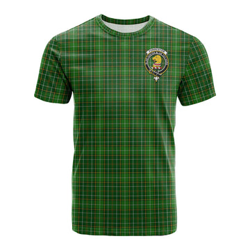 Forrester Hunting Tartan T-Shirt with Family Crest