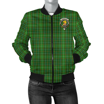 Forrester Hunting Tartan Bomber Jacket with Family Crest