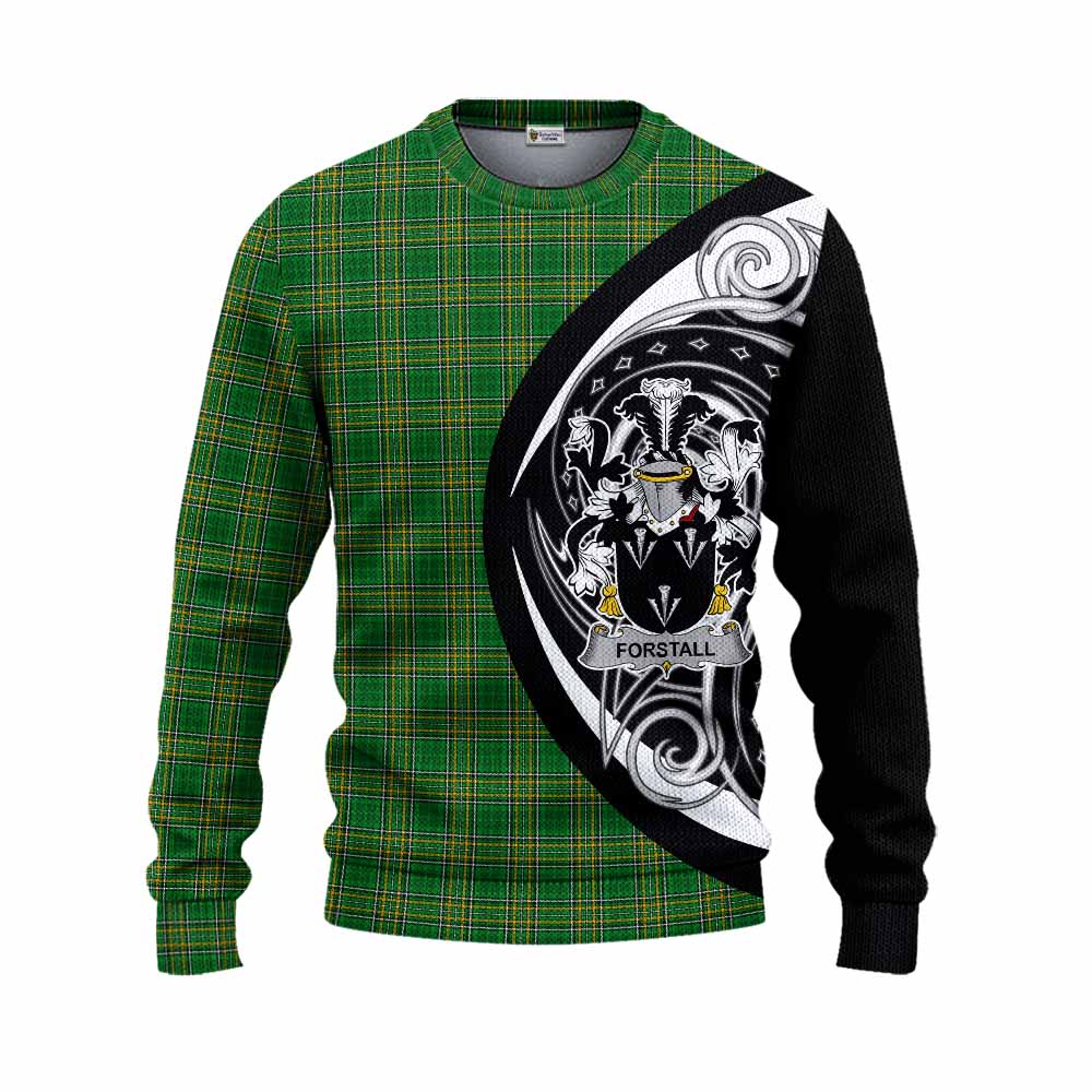 Tartan Vibes Clothing Forstall Irish Clan Knitted Sweater Celtic Circle Style