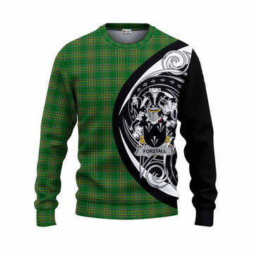 Tartan Vibes Clothing Forstall Irish Clan Knitted Sweater Celtic Circle Style