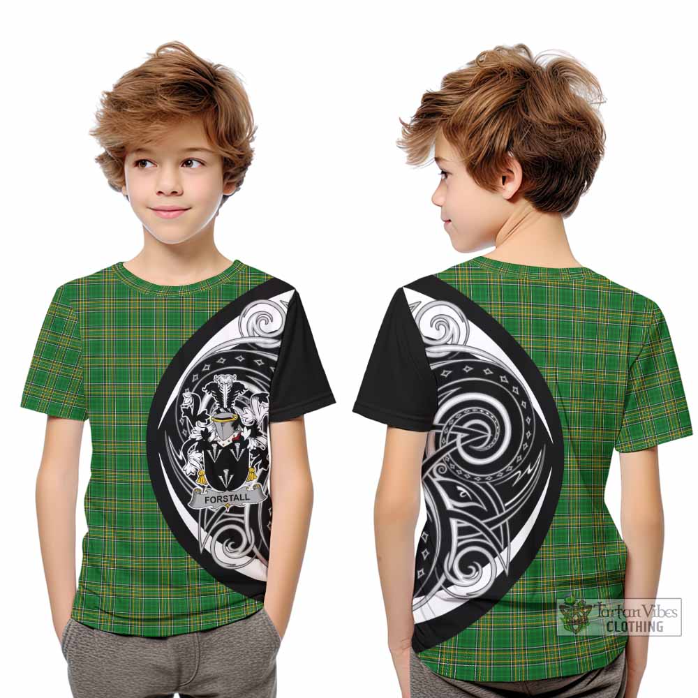 Forstall Irish Clan Kid T-Shirt Celtic Circle Style - Tartan Vibes Clothing