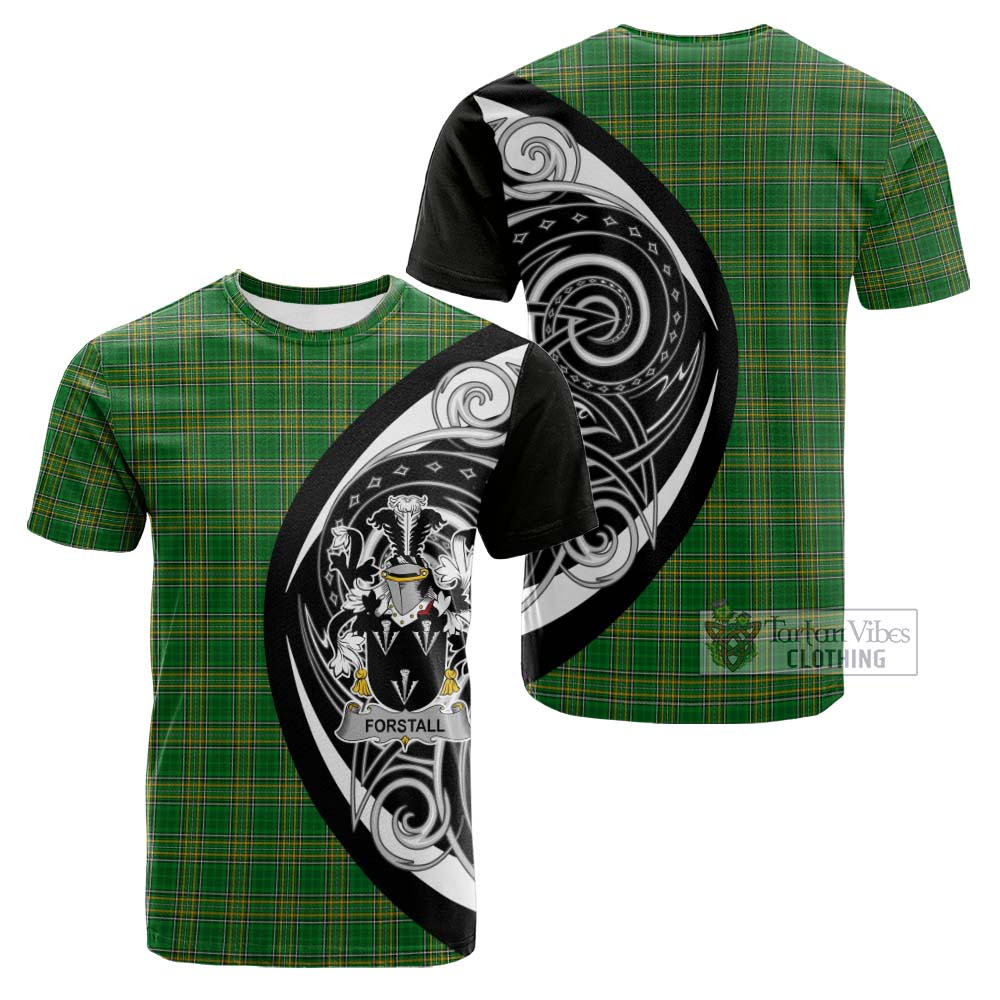Forstall Irish Clan Cotton T-shirt Celtic Circle Style - Tartan Vibes Clothing