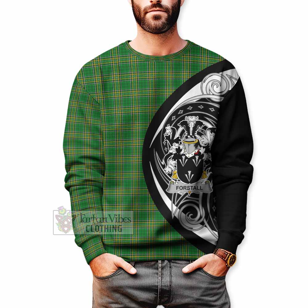 Forstall Irish Clan Sweatshirt Celtic Circle Style - Tartan Vibes Clothing
