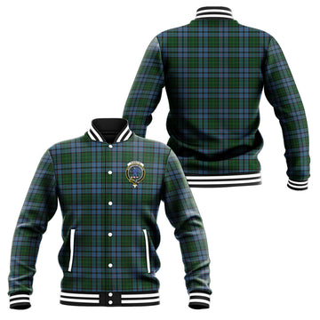 Forsyth Tartan Baseball Jacket with Family Crest Unisex - Tartan Vibes Clothing