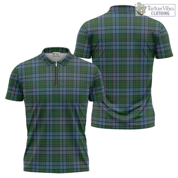Forsyth Tartan Zipper Polo Shirt