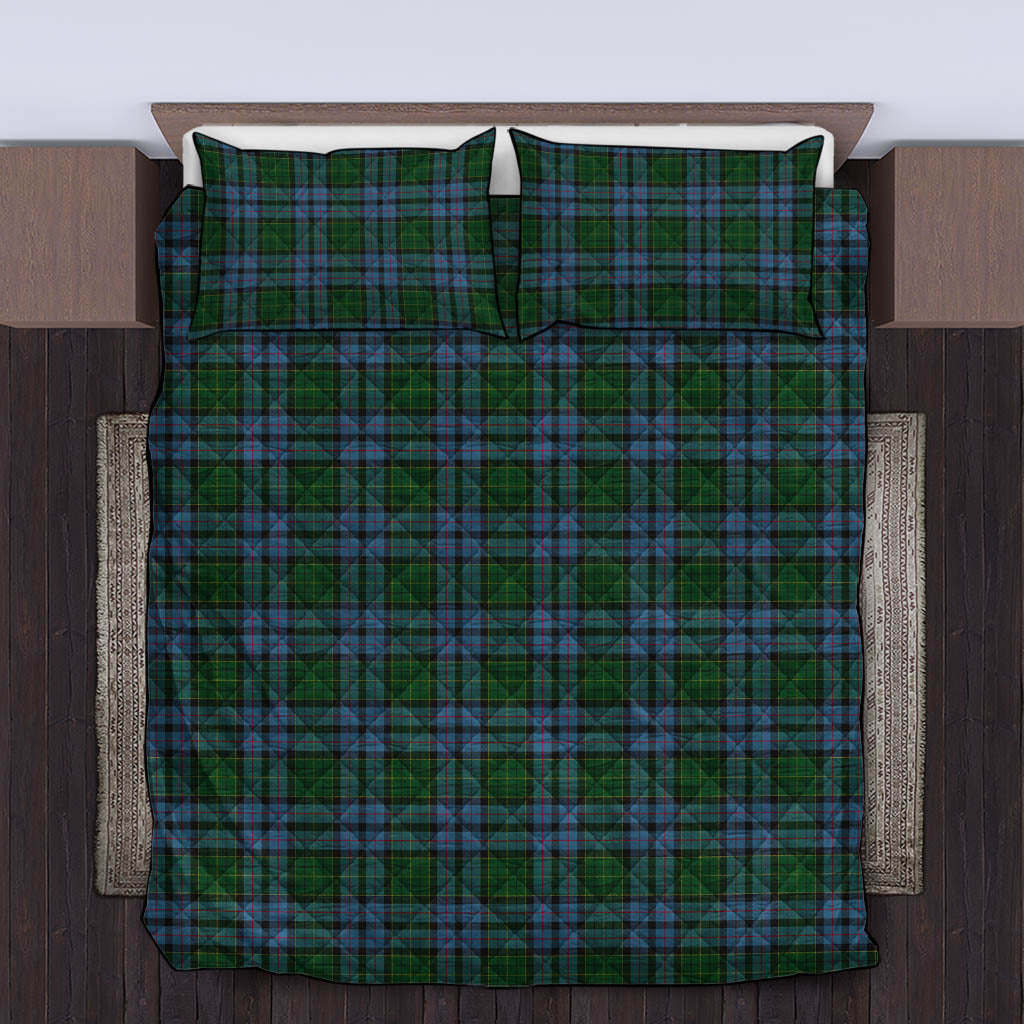 Forsyth Tartan Quilt Bed Set King - Tartan Vibes Clothing