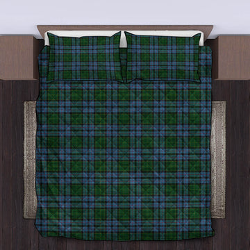 Forsyth Tartan Quilt Bed Set King - Tartan Vibes Clothing