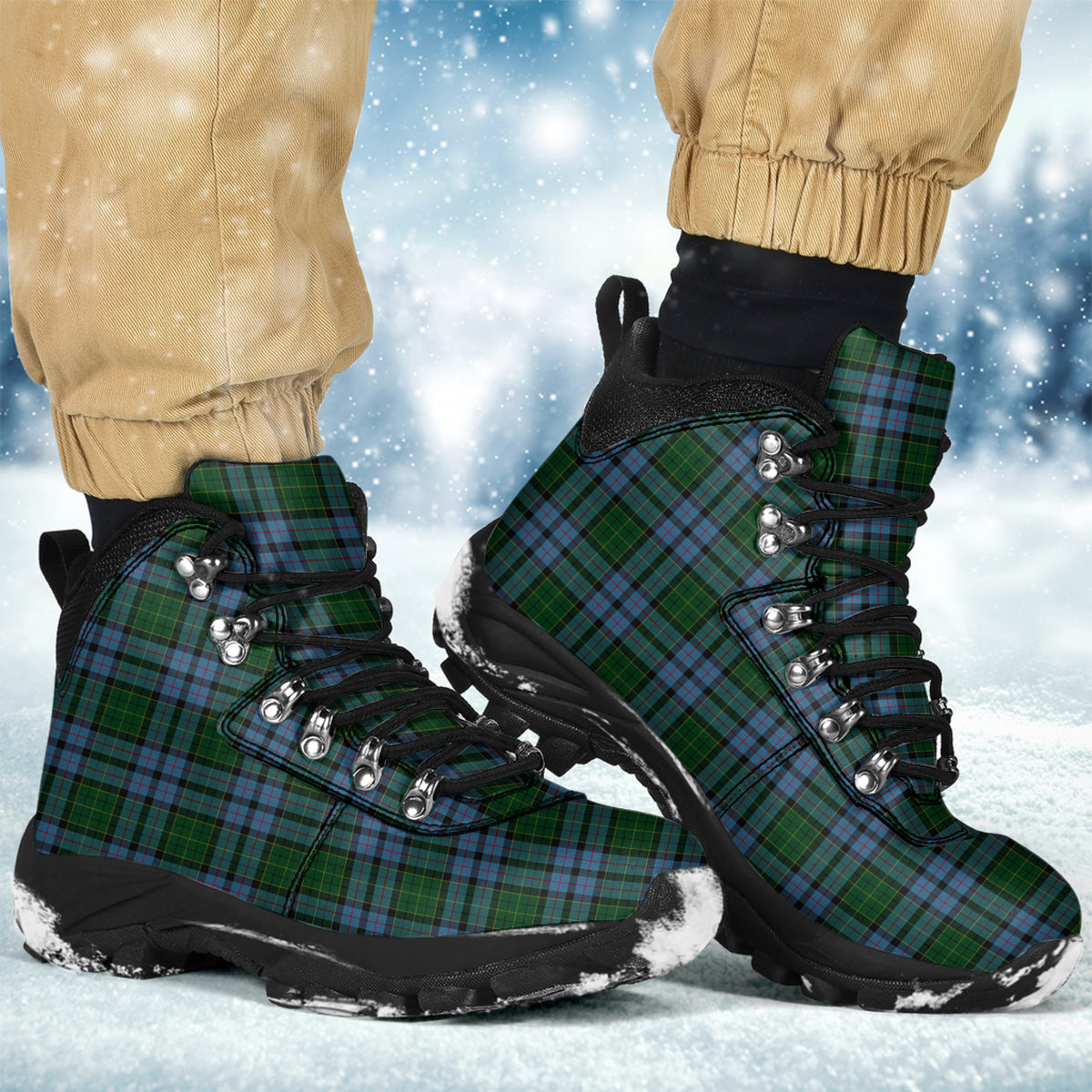 Forsyth Tartan Alpine Boots Men's Boots - Tartan Vibes Clothing