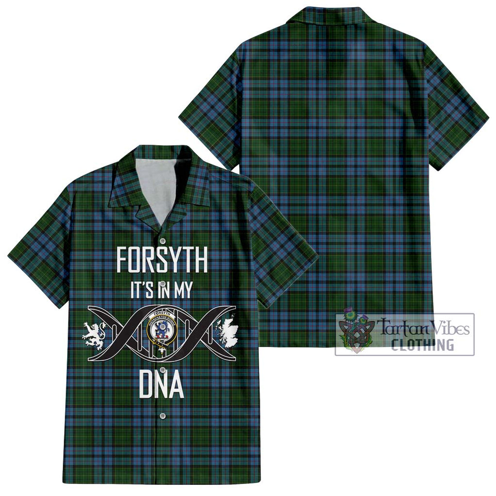 Forsyth Tartan Hawaiian Shirt with Family Crest DNA In Me Style Kid - Tartan Vibes Clothing