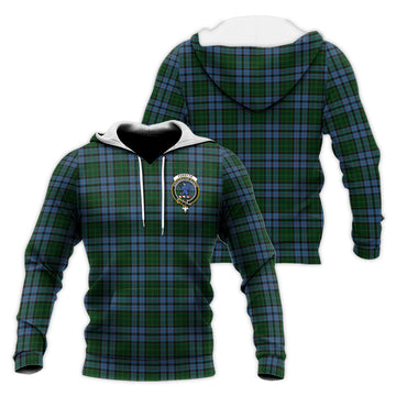 Forsyth Tartan Knitted Hoodie with Family Crest Unisex Knitted Pullover Hoodie - Tartan Vibes Clothing