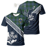 Forsyth Tartan T-Shirt Featuring Thistle and Scotland Map Kid's Shirt - Tartanvibesclothing Store