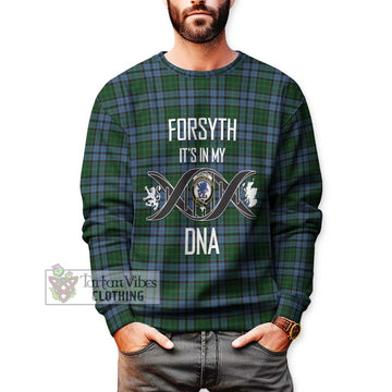 Forsyth Tartan Sweatshirt with Family Crest DNA In Me Style Unisex - Tartan Vibes Clothing