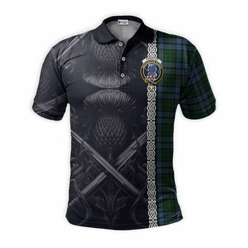 Forsyth Tartan Polo Shirt with Family Crest Cross Sword Thistle Celtic Vibes Kid - Tartan Vibes Clothing