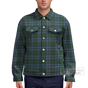 Forsyth Tartan Unisex Lapel Cotton Jacket Unisex - Tartan Vibes Clothing