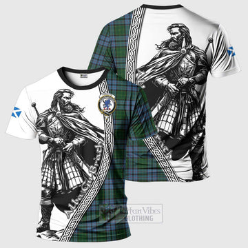 Forsyth Tartan Clan Crest T-Shirt with Highlander Warrior Celtic Style Kid's Shirt - Tartan Vibes Clothing