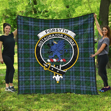 forsyth-tartan-quilt-with-family-crest
