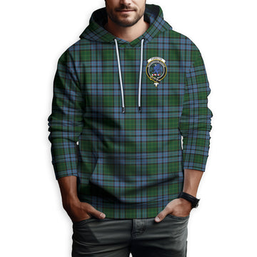 Forsyth Tartan Hoodie with Family Crest
