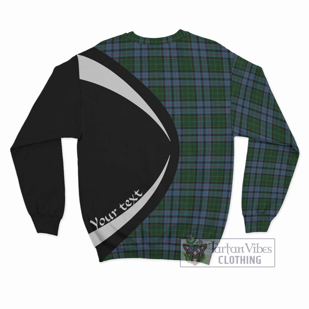 Forsyth Tartan Sweatshirt with Family Crest Circle Style - Tartan Vibes Clothing