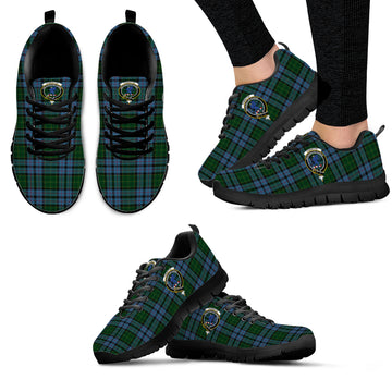 Forsyth Tartan Sneakers with Family Crest - Tartan Vibes Clothing