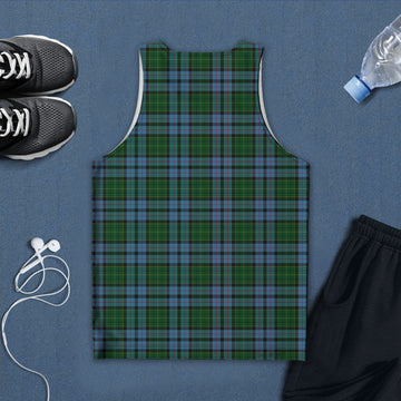 Forsyth Tartan Mens Tank Top with Family Crest - Tartan Vibes Clothing