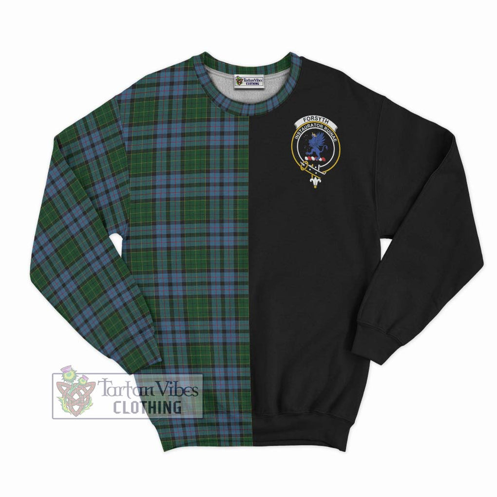 Forsyth Tartan Sweatshirt with Family Crest and Half Of Me Style - Tartan Vibes Clothing