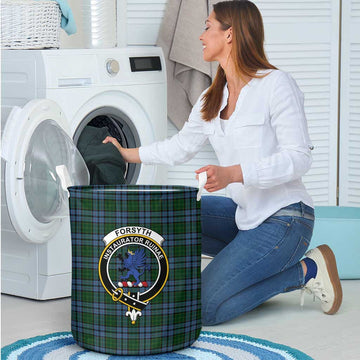 Forsyth Tartan Laundry Basket with Family Crest - Tartan Vibes Clothing