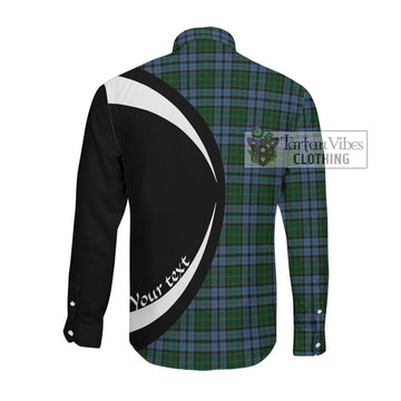 Forsyth Tartan Long Sleeve Button Up with Family Crest Circle Style Men's Shirt - Tartan Vibes Clothing