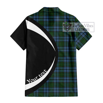Forsyth Tartan Hawaiian Shirt with Family Crest Circle Style - Tartan Vibes Clothing