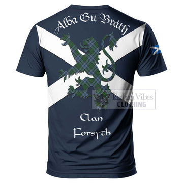 Forsyth Tartan Lion Rampant T-Shirt Proudly Display Your Heritage with Alba Gu Brath and Clan Name - Tartan Vibes Clothing