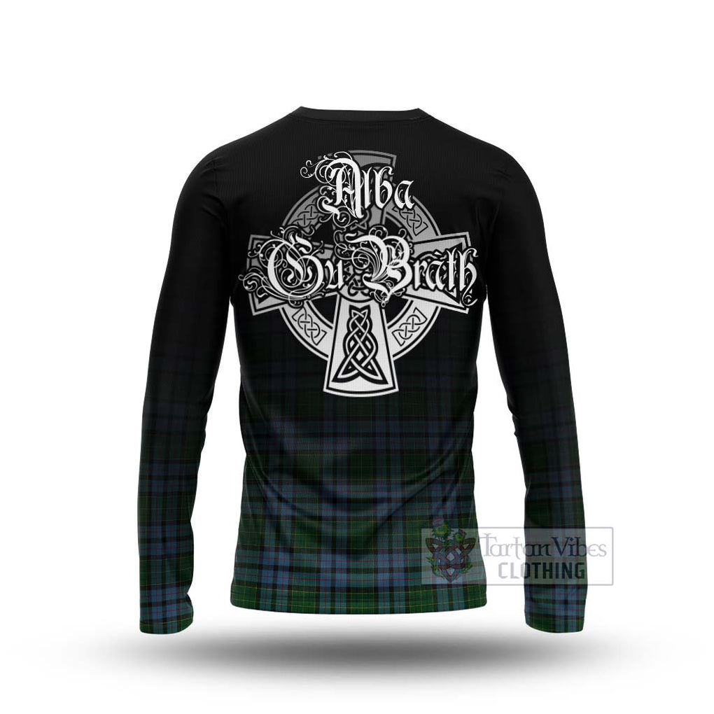 Forsyth Tartan Long Sleeve T-Shirt Featuring Alba Gu Brath Family Crest Celtic Inspired - Tartan Vibes Clothing